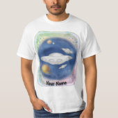 Aangepaste Alien Grey Spaceship T-shirt (Voorkant)