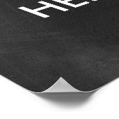 Aangepaste alkbordafdrukken poster (Hoek)