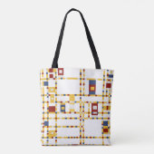 Aangepaste All-Over-Print Canvas tas (Achterkant)