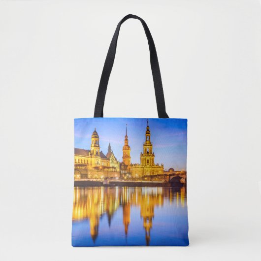 Aangepaste All-Over-Print Canvas tas Dresden (Voorkant)