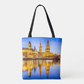 Aangepaste All-Over-Print Canvas tas Dresden (Achterkant)