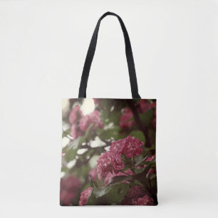 Aangepaste All-Over-Print Canvas tas roze bloesems