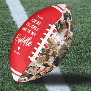 Aangepaste “Alleen Jij in Mijn Huddle” 12 Foto American Football
