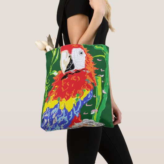 Aangepaste alles-over-printCanvas tas/A-rotting Draagtas (Dichtbij)