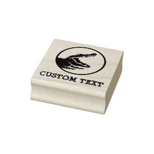 Aangepaste Alligator-stempel Rubberstempel