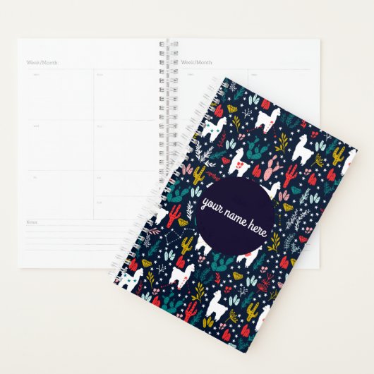 Aangepaste alpaca Planner (Display)