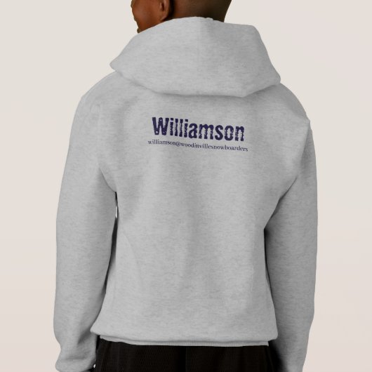 Aangepaste Alpine Snowboarding Locatie Naam (Achterkant)