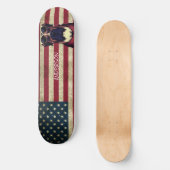 Aangepaste Amerikaanse Bull Dog Skateboard (Voorkant)