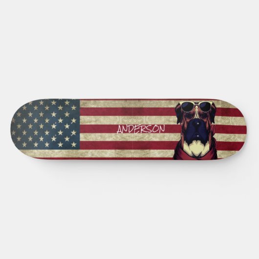 Aangepaste Amerikaanse Bull Dog Skateboard (Horizontaal)