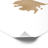 Aangepaste Amerikaanse familiereis Voeg je foto's  Perfect Poster (Hoek)