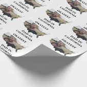 Aangepaste Amerikaanse foto Okayest dad Fathers da Cadeaupapier (Hoek)