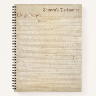 Aangepaste Amerikaanse grondwet Notitieboek