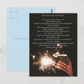 Aangepaste Amerikaanse hymne Star Spangled Banner  Briefkaart (Voorkant / Achterkant)