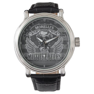 Aangepaste Amerikaanse motorfiets van de motorfiet Horloge