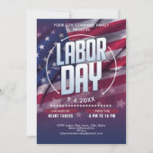 Aangepaste Amerikaanse vlag Arbeid Dag Celebration Kaart (Voorkant)