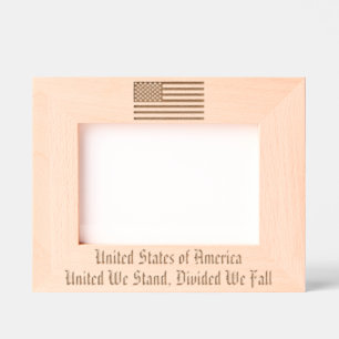 Aangepaste Amerikaanse vlag Gegraveerde Lijstjes