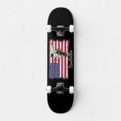 Aangepaste Amerikaanse vlag Skateboard (Voorkant)