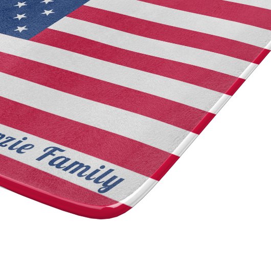 Aangepaste Amerikaanse vlag Snijplank (Hoek)