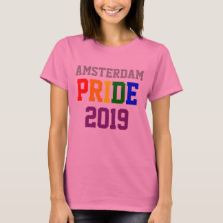 Aangepaste Amsterdam Pride 2019 T-shirt