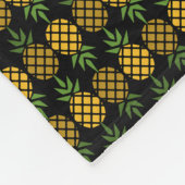 Aangepaste ananas fleece deken (Hoek)