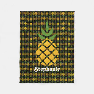 Aangepaste ananas fleece deken