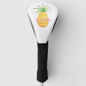 Aangepaste ananas golfheadcover (Voorkant)
