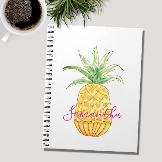 Aangepaste ananas notitieboek