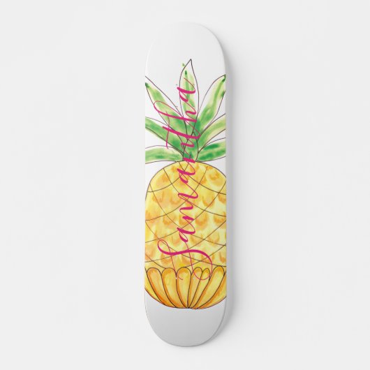 Aangepaste ananas skateboard (Voorkant)