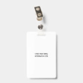 Aangepaste anesthesie Technicus Retro anesthesie Badge (Achterkant met clip)