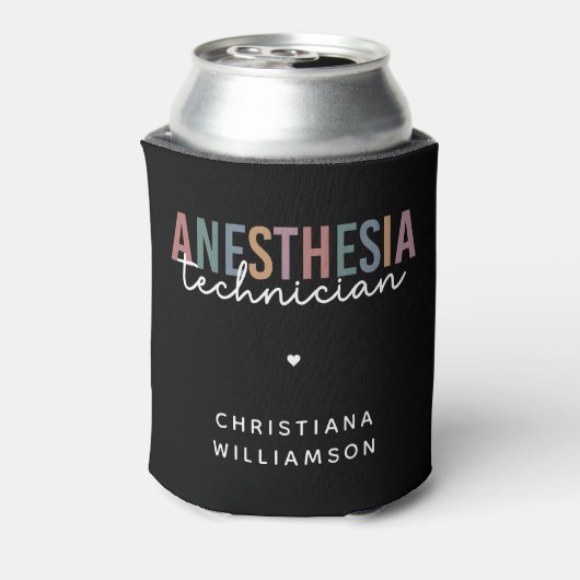 Aangepaste anesthesie Technicus Retro anesthesie Blikjeskoeler (Blikje Achterkant)