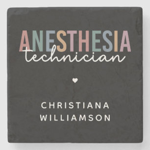 Aangepaste anesthesie Technicus Retro anesthesie Stenen Onderzetter