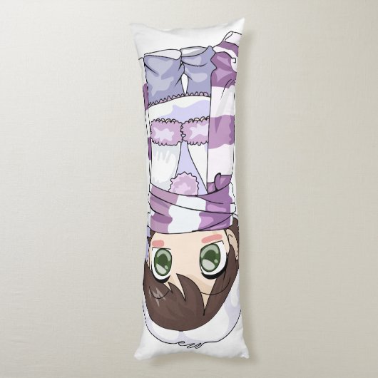 Aangepaste animatievlek lichaamskussen (Achterkant (Verticaal))