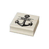 Aangepaste ankerstempel met aangepaste naam 	rubberstempel (Stempel)