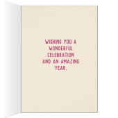 Aangepaste Anna Hummingbird Birthday Card (Binnen (Rechts))