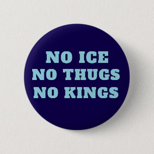 Aangepaste anti-ICE-protestterreinborden Ronde Button 5,7 Cm