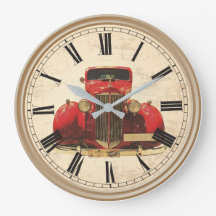 Aangepaste antiek autoklok