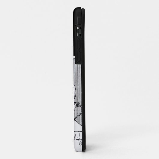 Aangepaste antiek videofoon iPhone / iPad case (Achterkant/links)