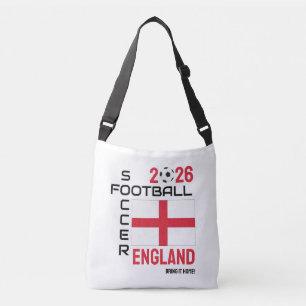 Aangepaste ANY YEAR Voetbal ENGELAND Soccer  Crossbody Tas