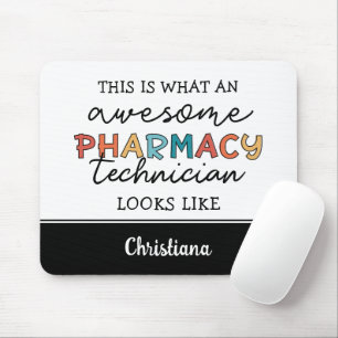 Aangepaste apotheek Technicus Geweldige Funny Muismat