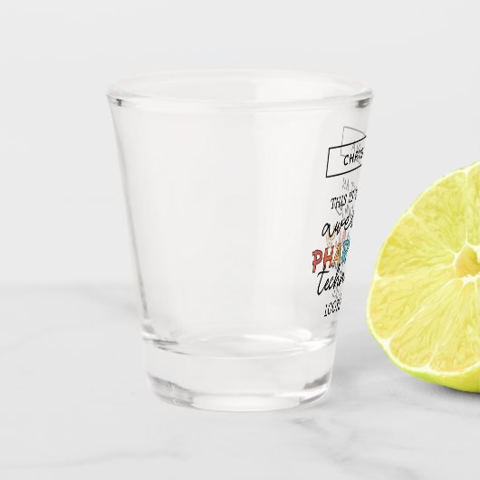 Aangepaste apotheek Technicus Geweldige Funny Shot Glas (Links)