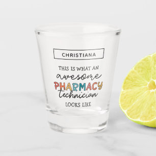 Aangepaste apotheek Technicus Geweldige Funny Shot Glas