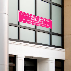 Aangepaste appartementen te huur multi gekleurd me spandoek