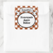 Aangepaste appelboter of iets blikken pot label (Tas)