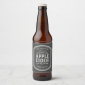 Aangepaste  Apple Cider Label Sticker (Voorkant)