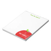 Aangepaste Apple-leerling Kindergarten-laptop Notitieblok (Gedraaid)