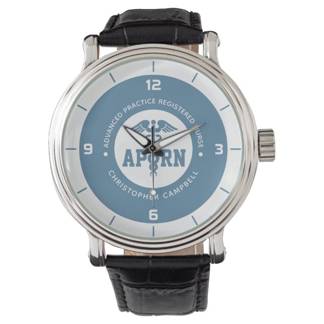 Aangepaste APRN Advanced Practice Registered Nurse Horloge (Voorkant)