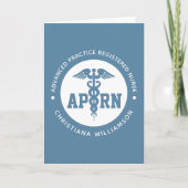 Aangepaste APRN Advanced Practice Registered Nurse Kaart (Voorkant)