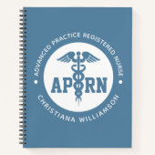 Aangepaste APRN Advanced Practice Registered Nurse Notitieboek (Voorkant)