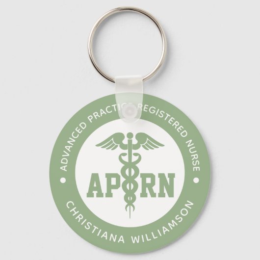 Aangepaste APRN Advanced Practice Registered Nurse Sleutelhanger (Voorkant)