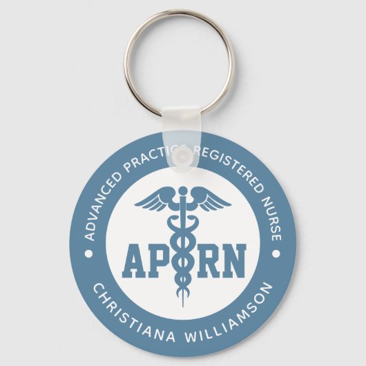 Aangepaste APRN Advanced Practice Registered Nurse Sleutelhanger (Voorkant)
